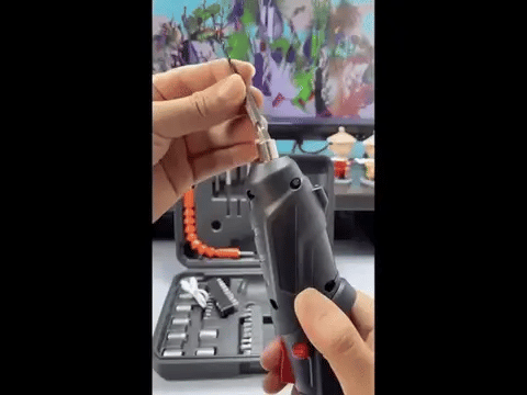 Destornillador eléctrico inalámbrico de 47 pzas.