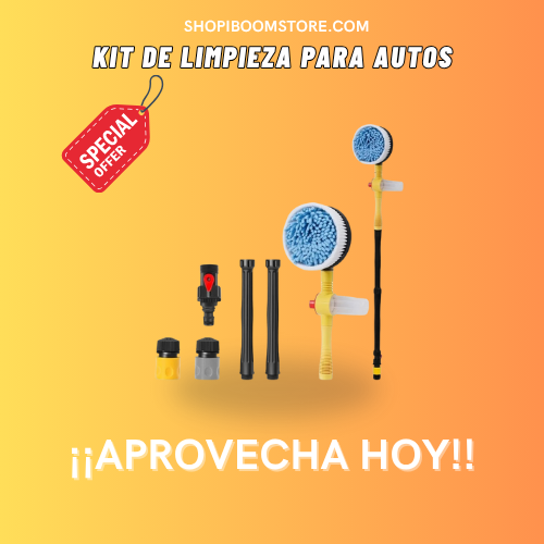 Kit de limpieza para autos