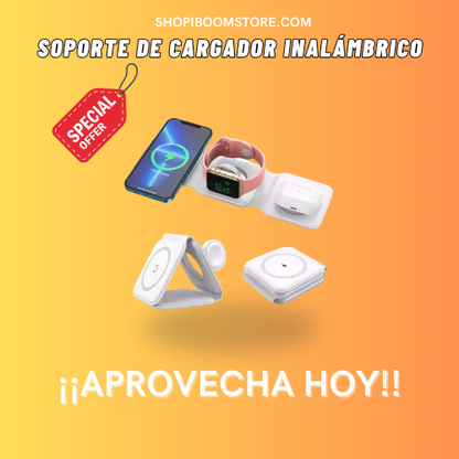 Soporte de cargador inalámbrico plegable